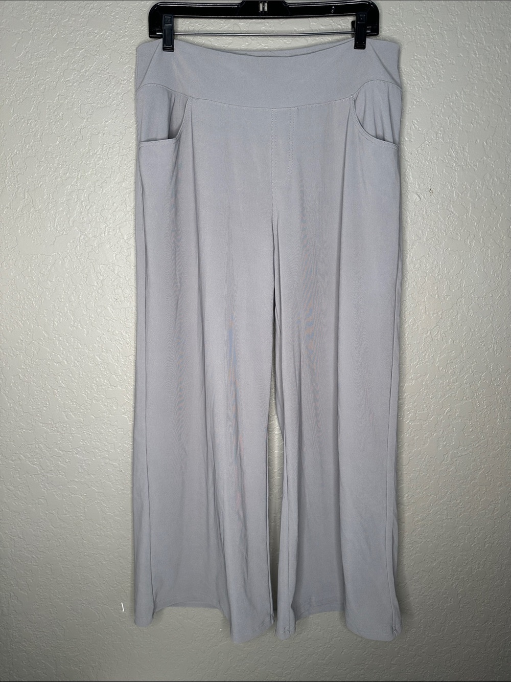 Halara Flex MicroWaffle wide leg pants -gray
